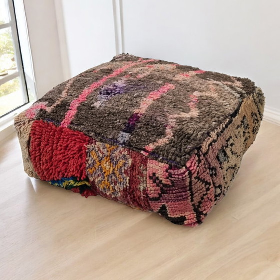 Image 1 of Moroccan Wool Footstool