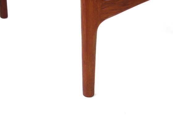 Image 1 of Glostrup Mid-Centtury Danish Teak Lounge Chair attribuee a Illum Wikkelso, new cover, new straps