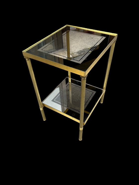 Image 1 of Tavolo consolle in ottone anni '70 