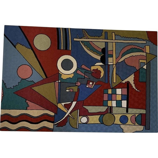 Vintage constructivist painting