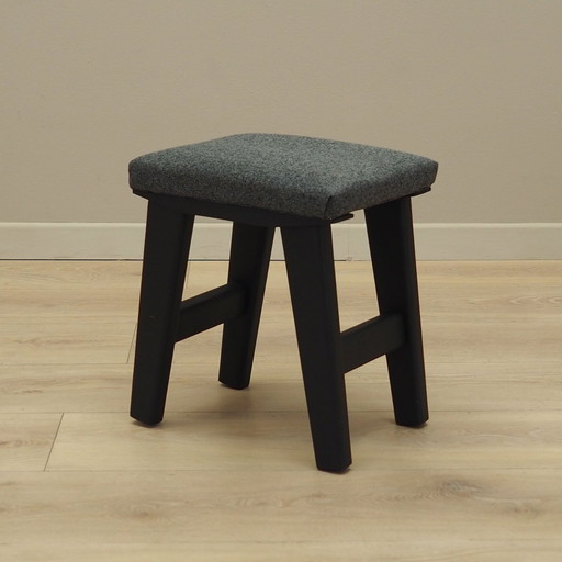 Grey Stool, Danish Design, 1980S, Production: Denmark