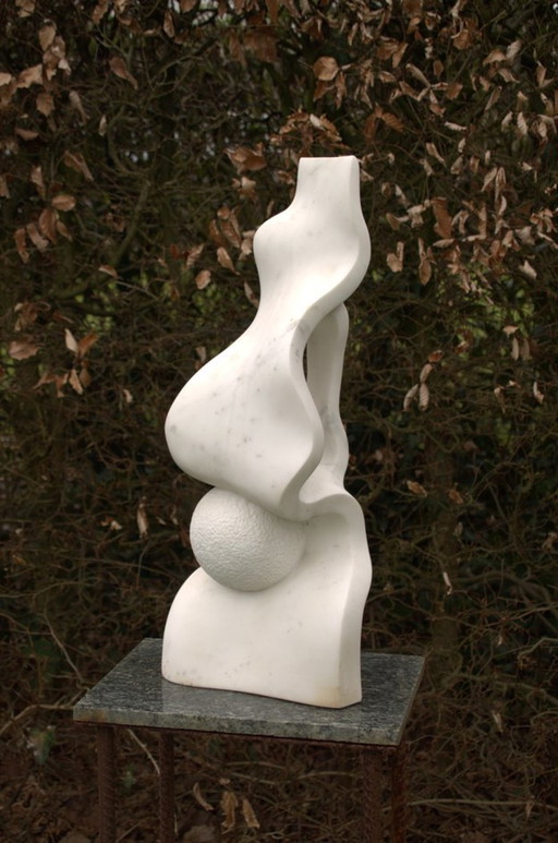 Marble Statue For Inside Hugo Verheyen