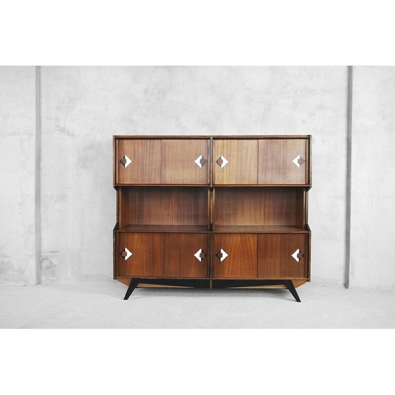 Image 1 of Vintage scandinavian highboard in teakwood 1950s