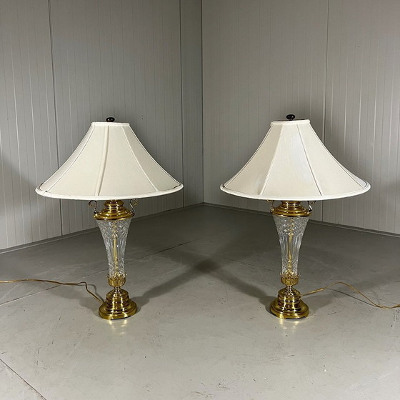 Image 1 of Lampade da tavolo Hollywood Regency di Underwriters Laboratories Inc. anni '70