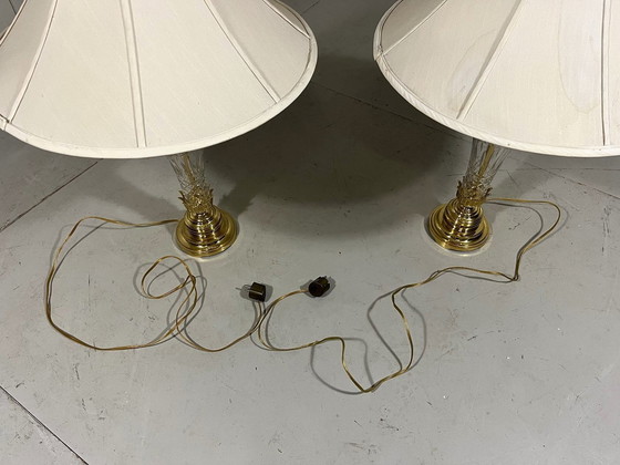 Image 1 of Lampade da tavolo Hollywood Regency di Underwriters Laboratories Inc. anni '70