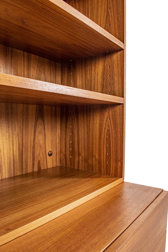 Image 1 of Mid Century chest of drawers with bookcase