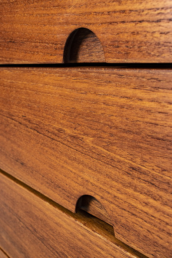 Image 1 of Mid Century chest of drawers with bookcase