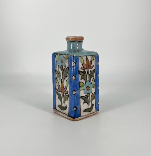 Iznik Qajar ceramic bottle Persia Turkey Arabia