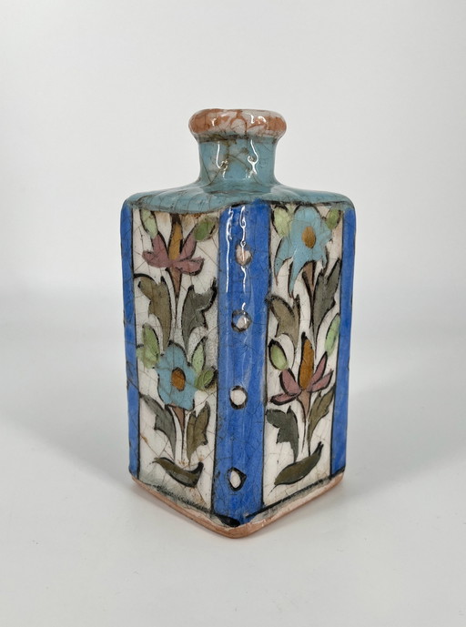 Iznik Qajar ceramic bottle Persia Turkey Arabia