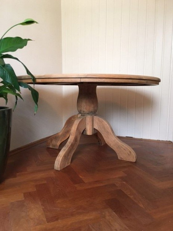 Image 1 of Solid White Oak Table