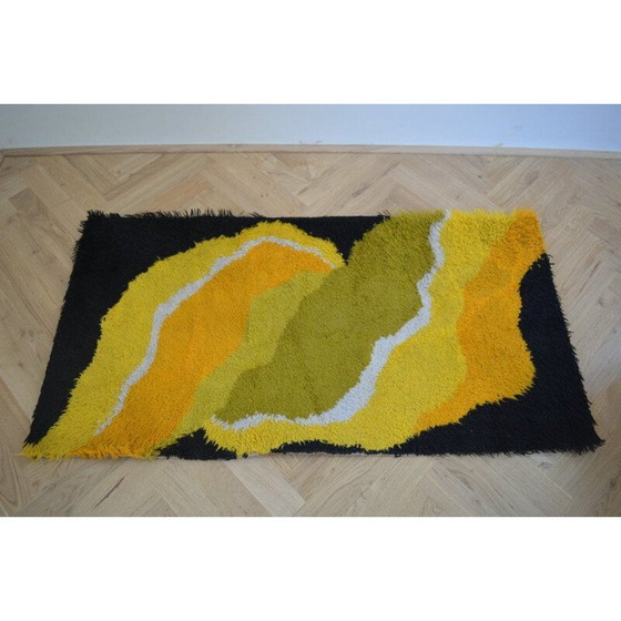 Image 1 of Multicolor vintage tapis, Norvege 1960