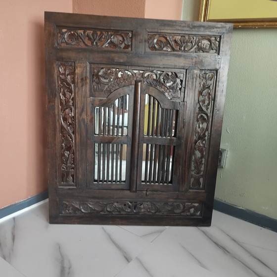 Image 1 of Balinese Window Mirror