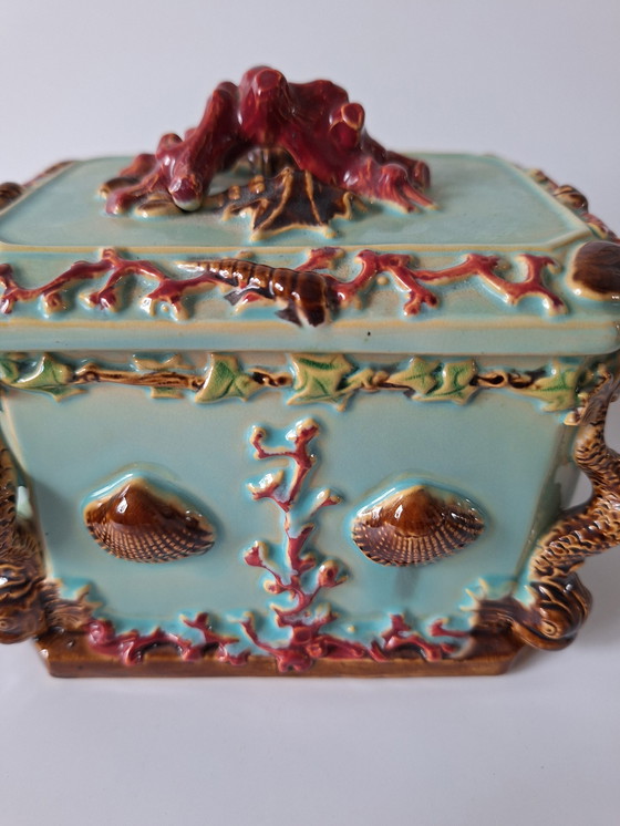 Image 1 of Vintage French Barbotine Box