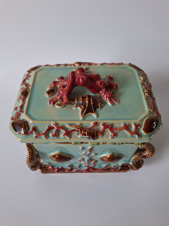 Image 1 of Vintage French Barbotine Box