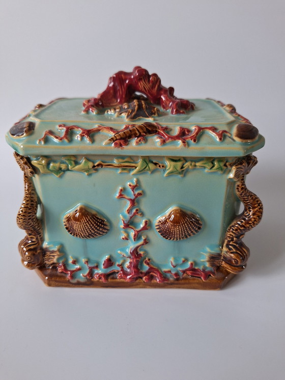 Image 1 of Vintage French Barbotine Box