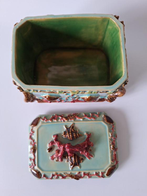 Image 1 of Vintage French Barbotine Box