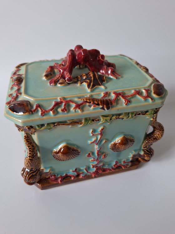 Image 1 of Vintage French Barbotine Box
