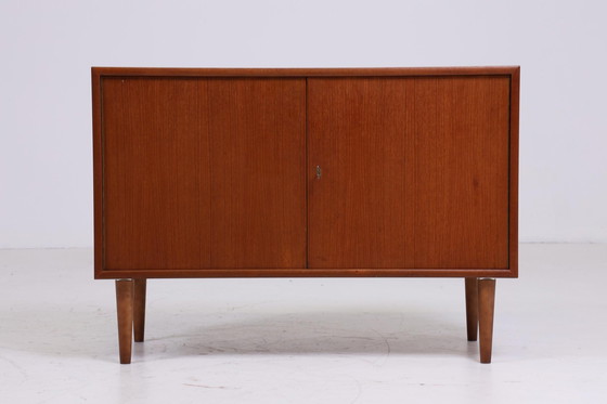 Image 1 of WK Teak chest of drawers | Mid - Century cabinet | Vintage chest of drawers Retro shoe cabinet hallway wood