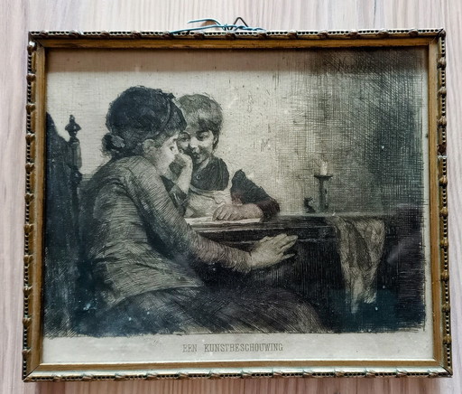 Nicolaas van der Waay Original Etching