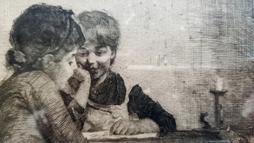 Nicolaas van der Waay Original Etching