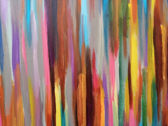 Image 1 of Tineke van Steenbergen - "Hanging Colours" new painting