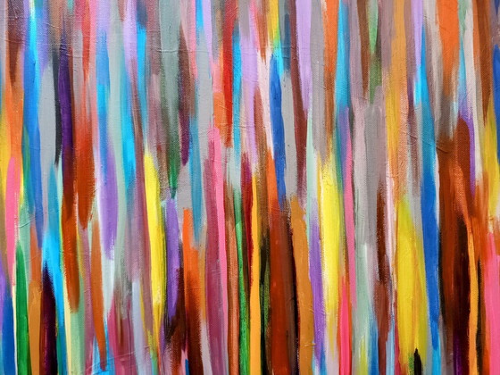 Image 1 of Tineke van Steenbergen - "Hanging Colours" new painting