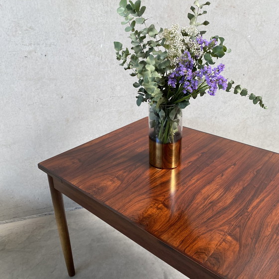 Image 1 of Mid-Century Topform rosewood dining room table 1970