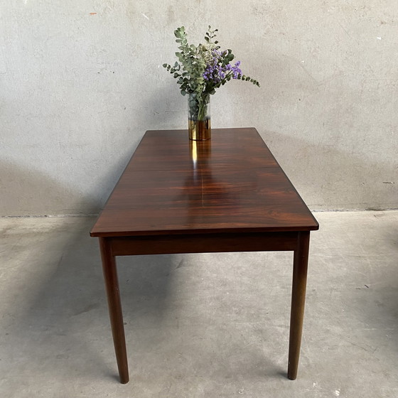 Image 1 of Mid-Century Topform rosewood dining room table 1970