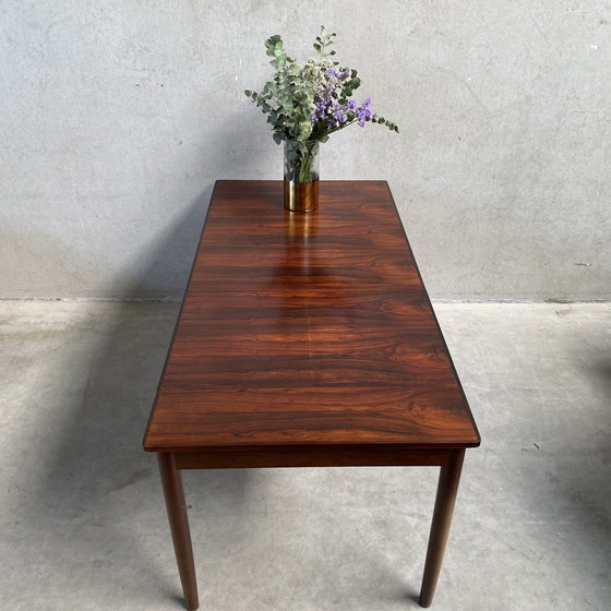 Image 1 of Mid-Century Topform rosewood dining room table 1970