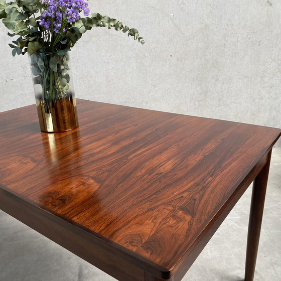 Image 1 of Mid-Century Topform rosewood dining room table 1970