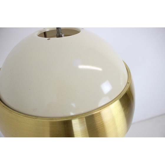 Image 1 of Pair of vintage Space Age pendant lamps by Napako, 1970s