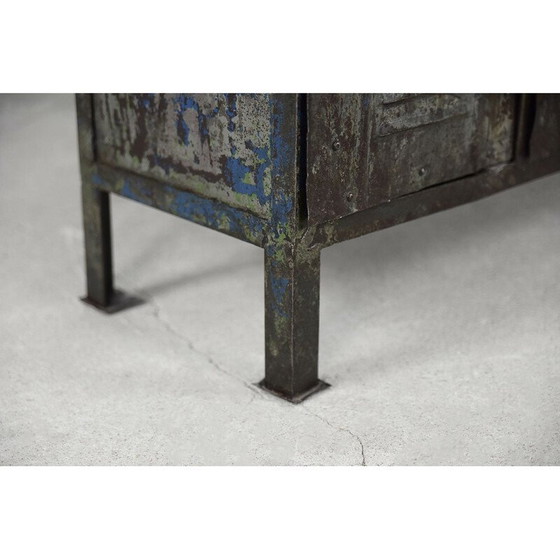 Image 1 of Vintage metal factory cabinet, 1950