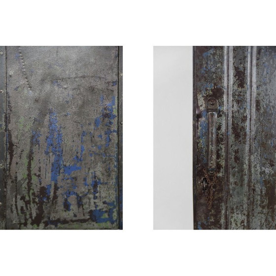 Image 1 of Vintage metal factory cabinet, 1950