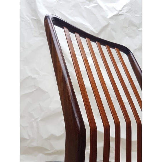 Image 1 of Set of 6 vintage teak chairs by Svend Aage Madsen, Denmark