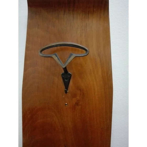 Image 1 of Appendiabiti vintage in teak di Campo e Graffi, 1960