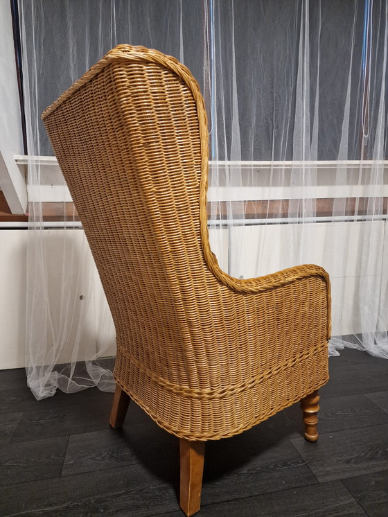 Image 1 of Poltrona vintage in rattan