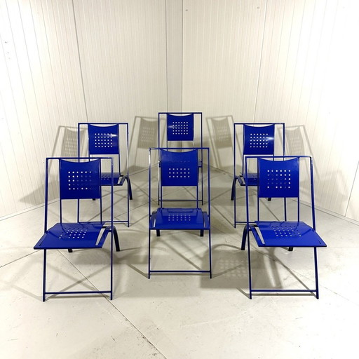 6 Sine Dining Chairs By Karl Friedrich Förster 1980'S