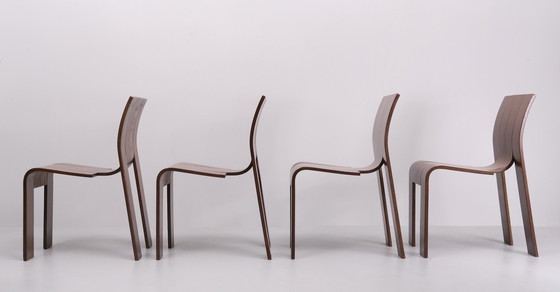 Image 1 of 4x Gijs Bakker Strip Chair