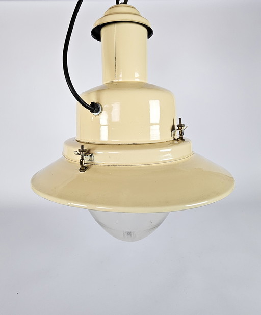 Happy Light - 'Uccello' - lampe de bateau - émail - lampe suspendue - années 1990