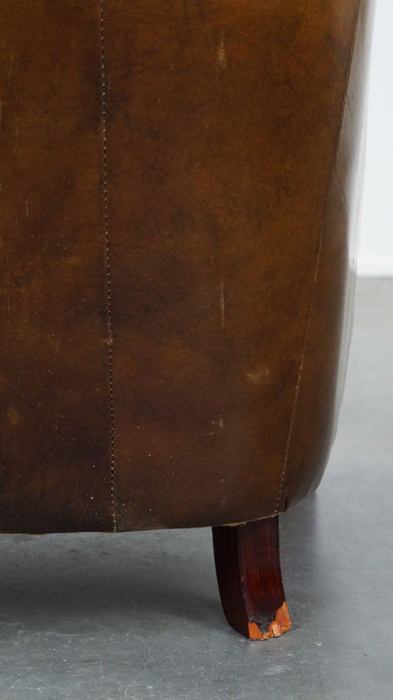 Image 1 of Armchair Made Of Beef Leather