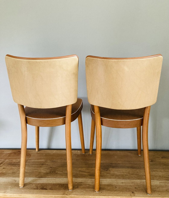 Image 1 of Set Of 2 Mid - Century Stevens Skai Kitchen Chairs