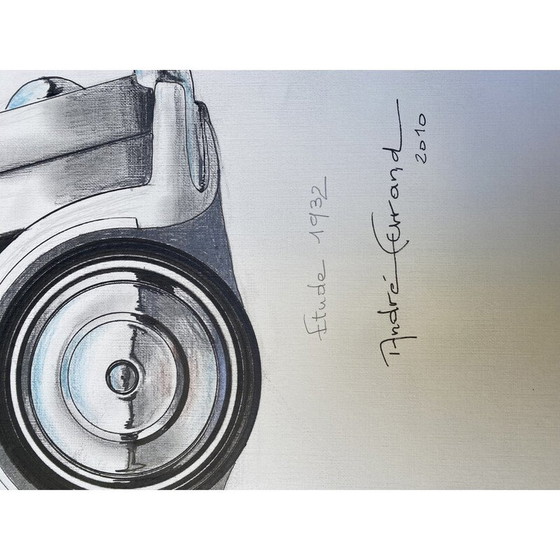 Image 1 of Disegno vintage "Étude 1932" di André Ferrand, 2010