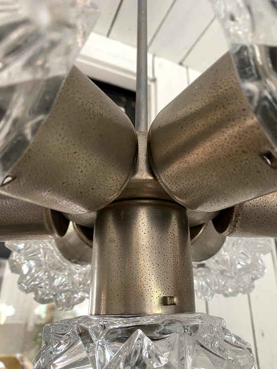 Image 1 of Lampe design Kamenicky Senov Lustre pendentif 1970