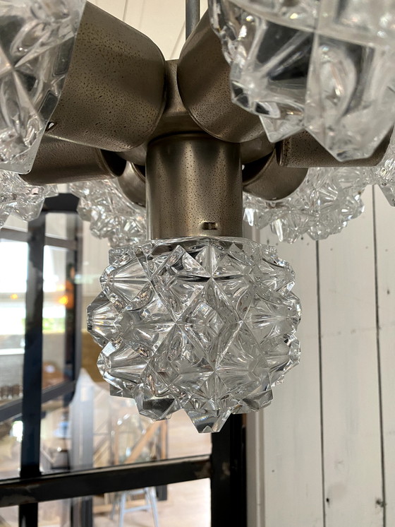 Image 1 of Lampe design Kamenicky Senov Lustre pendentif 1970