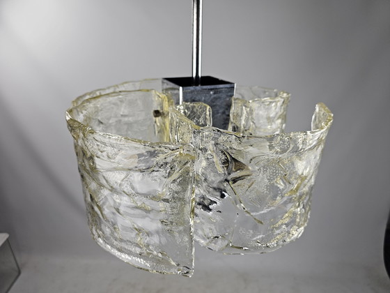 Image 1 of Pendant Lamp Italy Organic Thick Glass Shapes