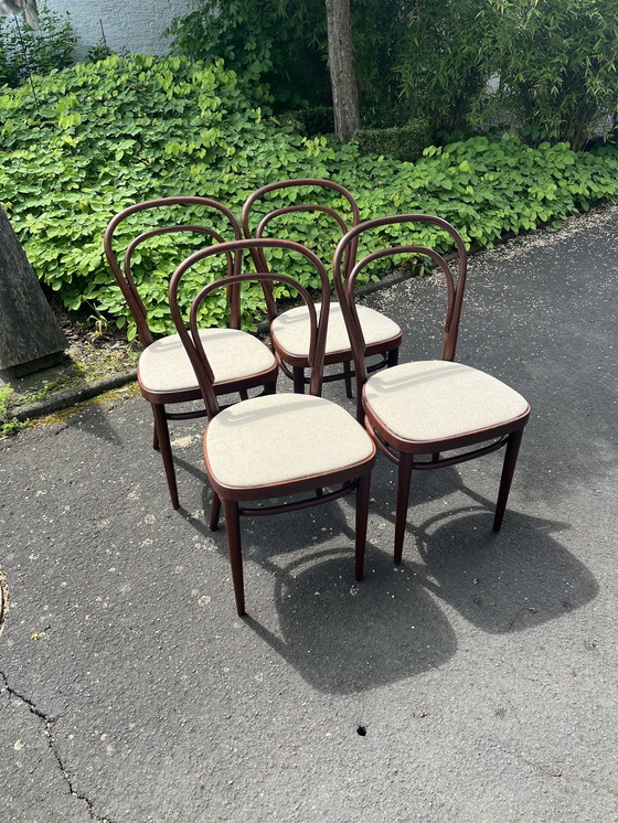 Image 1 of 4x chaises Thonet 214