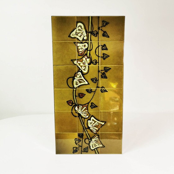 Image 1 of Tavolino da caffè vintage con piano in ceramica, Belgio 1960