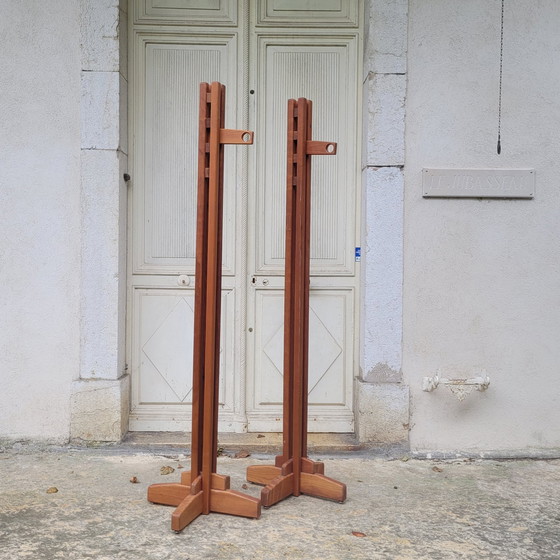 Image 1 of Pair Of Scandinavian Coat Racks.