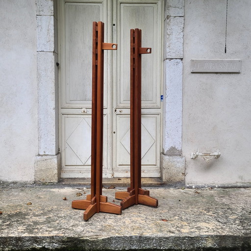 Pair Of Scandinavian Coat Racks.