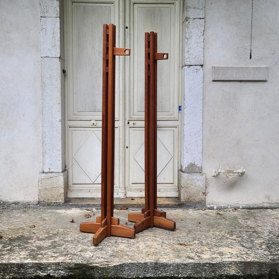 Image 1 of Pair Of Scandinavian Coat Racks.